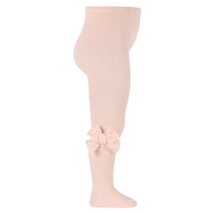 西班牙Condor女童连裤袜春秋款侧边丝绒蝴蝶结婴幼儿童打底裤袜