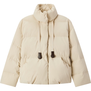 爱居兔短款羽绒服女冬季新款休闲时尚羽绒外套