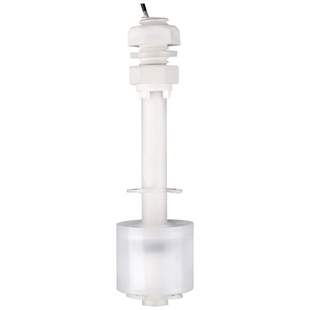 PVDF四氟防腐单双小浮球耐强酸碱化工铁氟龙电镀控制水位液位开关