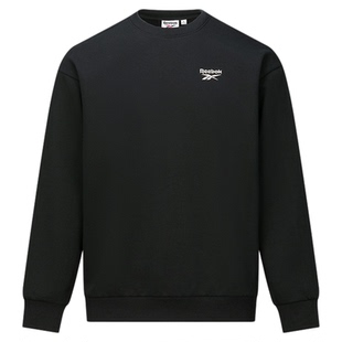 Reebok锐步官方26男女款时尚雪花图案休闲套头卫衣