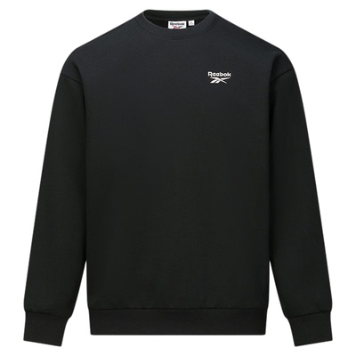 Reebok锐步官方26男女款时尚雪花图案休闲套头卫衣