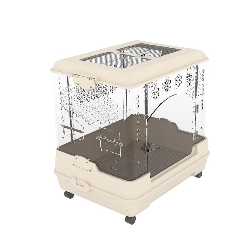 鸟笼鹦鹉笼大号玄凤牡丹虎皮专用亚克力全透明别墅家用观赏饲养笼