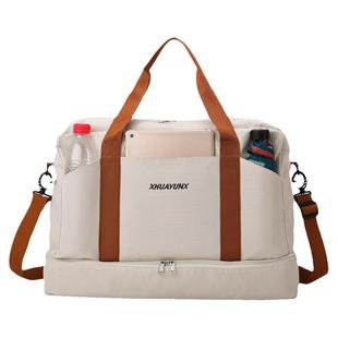 折叠旅行包女超大容量便携待产收纳包行李袋手提可套拉杆箱附加包