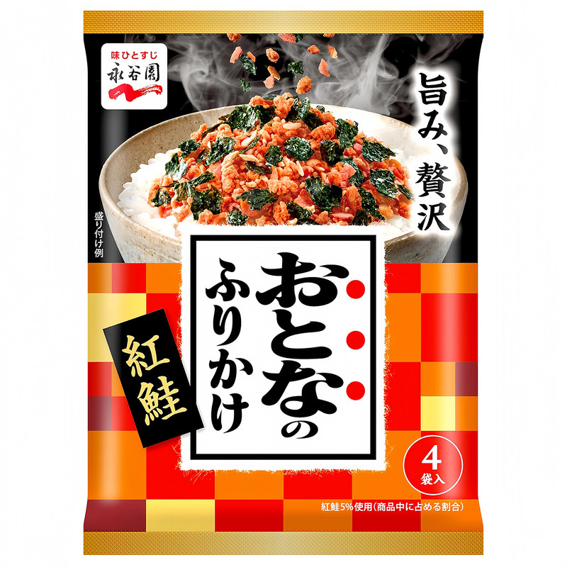 日本进口永谷园三文鱼海苔拌饭料