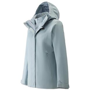 KOLON SPORT可隆冲锋衣2级防风男女GTX软壳三合一夹克登山服