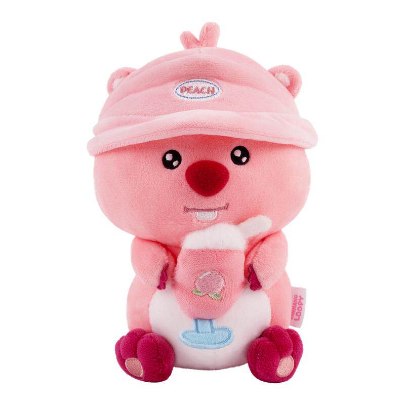【新品】友游正版loopy周边桃桃系列公仔小海狸露比毛绒玩具礼物