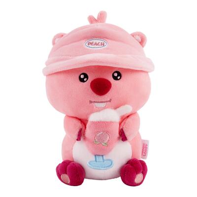 【新品】友游正版loopy周边桃桃系列公仔小海狸露比毛绒玩具礼物