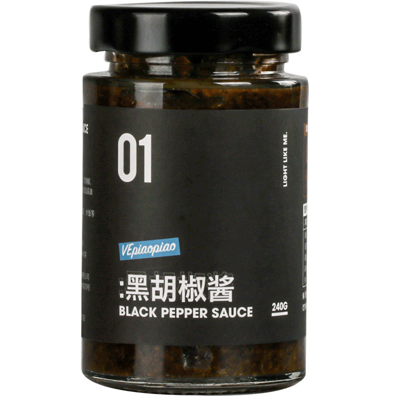 VEpiaopiao低脂黑胡椒酱