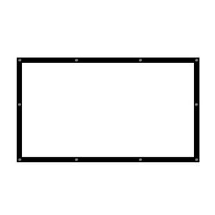 户外电影幕布室外露营投影仪幕布老式银幕便携可折叠72/100/150/200/250/300寸防风防水加厚加固大型幕可定制