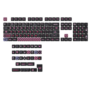 【顺丰】黑吉蛇枷锁键帽MOA热升华128键小全套机械键盘客制化磁轴