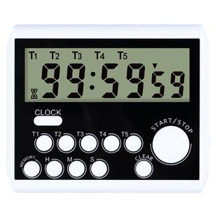 多组计时器闹钟带时钟振动式厨房学习专用可以设置多个时间的闹钟