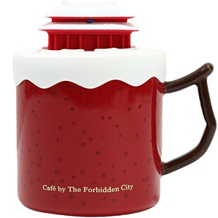 故宫角楼咖啡紫禁城雪慕热温变色马克杯办公家用创意水杯新年礼物