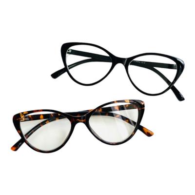 QU复古猫眼轻超大黑框眼镜女近视素颜可配度数显脸小方圆脸眼睛男