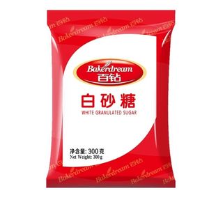 安琪百钻绵白糖白砂糖300g家用冰糖细砂糖冲饮食用糖烘焙冲饮原料