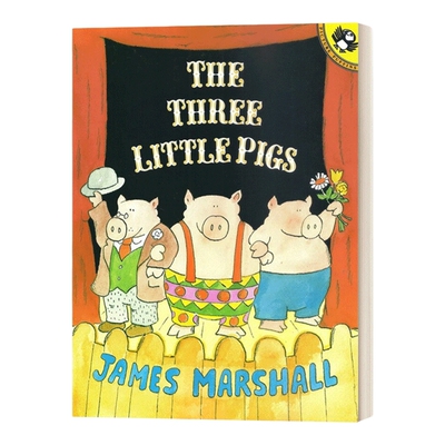 三只小猪 英文原版 Three Little Pigs 幽默绘本 经典童话故事图画书 英文版 进口英语原版书籍
