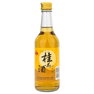 古越龙山正宗绍兴桂花酒低度330ml瓶装女士微醺甜酒桂花果酒露酒