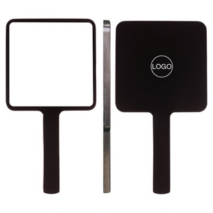 手持化妆美容院手柄镜定制镜子专用手持镜子镜子美容院专用