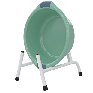 脸盆收纳架落地式浴室大盆支架婴儿洗澡盆架子卫生间放盆的置物架