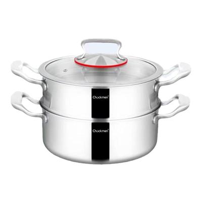 304不锈钢蒸锅加厚蒸煮炖锅