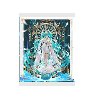 适用初音未来米山舞手办模型高透明防尘手办亚克力展示盒