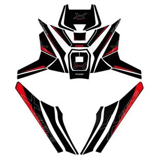 适用25款光阳赛艇X350装甲油箱贴纸车身防滑贴膜摩托车膜改装配件