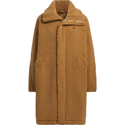 Adidas/阿迪达斯官方正品新款女士复古保暖仿羊羔绒外套JX6835