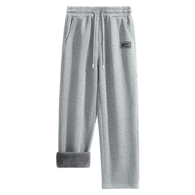 回力灰色裤子男款秋冬棉裤