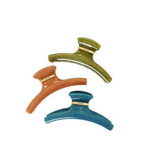 超大号弧形抓夹2025新款发夹女后脑勺盘发鲨鱼夹高级感夹子头饰秋