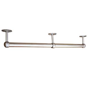 沛晴 不锈钢管晾衣杆衣柜挂衣通厨房毛巾杆加厚吊装衣架倒挂钩