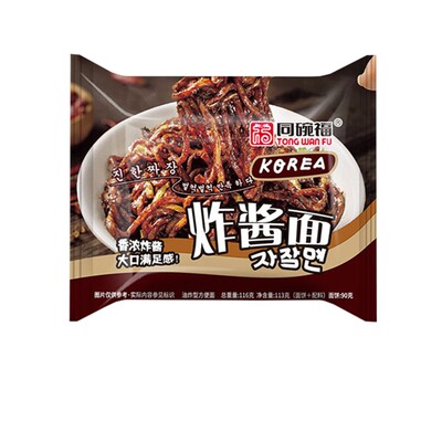 厂家直供韩式炸酱面速食拌面