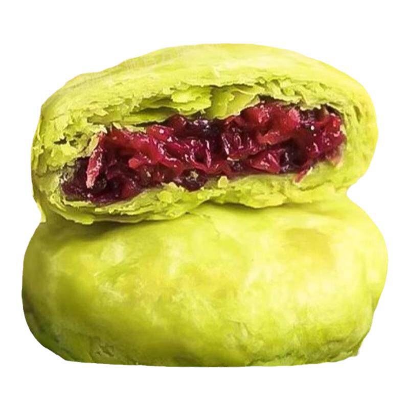 花味道抹茶玫瑰饼鲜花饼手工现烤鲜花饼