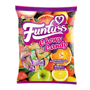 原装进口欢特思水果软糖马来西亚进口网红休闲混合口味糖果喜糖