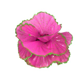 鱼缸造景仿真生菜珊瑚花果海底景物软体荧光硅胶珊瑚礁假水草摆件