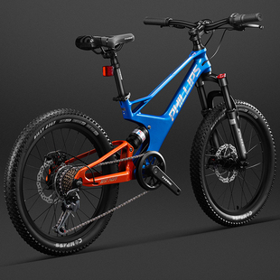 菲利普儿童自行车8 12岁青少年变速山地车男女孩小学生中大童单车
