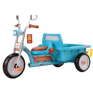 儿童三轮车带后斗可带人2-6岁男女宝宝脚踏车双人童车玩具自行车
