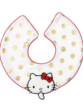 MARLMARL三丽鸥联名HELLO KITTY限定围嘴口水巾婴儿围兜生日礼物