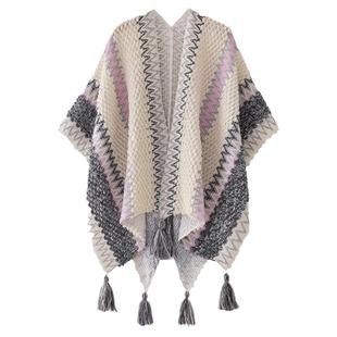 新疆西藏旅游波西米亚民族风披肩女秋冬季百搭亲肤舒适外搭斗篷潮