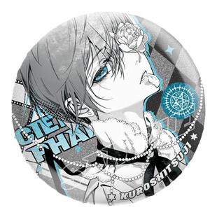 黑执事双闪吧唧塞巴斯夏尔同人谷子徽章75mm马口铁二次元动漫周边