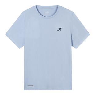 特步冰丝短袖男款速干T恤夏季透气2026新款正品户外休闲运动上衣