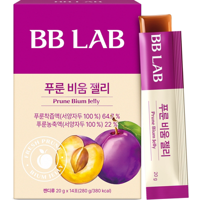 BBLAB西梅口味果冻条酸甜润肠