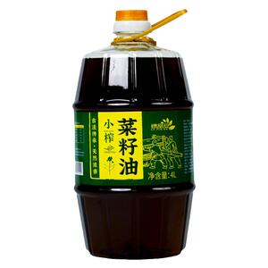 浓香农家菜籽油自榨小榨原香家用食用油4升油菜籽油非转基因压榨
