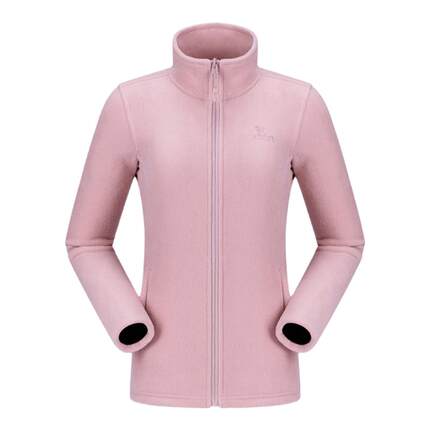 骆驼户外抓绒衣女摇粒绒外套冲锋衣内胆秋冬加绒保暖徒步登山服男