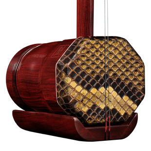 正音堂紫檀八角二泉二胡乐器专业演奏中老年成人大音量二胡