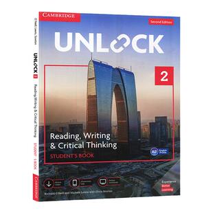 原版剑桥初中英语教材Unlock reading,writing & Critical Thinking 2 阅读写作批判性思维学生书 第二版二级别