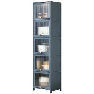 厨房置物架柜式落地多层夹缝储物柜冰箱窄缝隙放碗碟盘锅具收纳柜