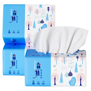 1分抽纸整箱批餐巾纸卷纸卷纸大学生家用实惠装面巾纸批发3元3件