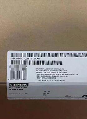 6AV6647-0AF11-3AX0 西门子触摸屏，外观完好议价