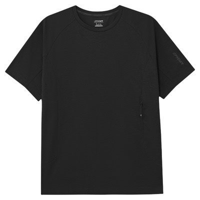 蜘蛛春夏男速干舒适短袖圆领T恤