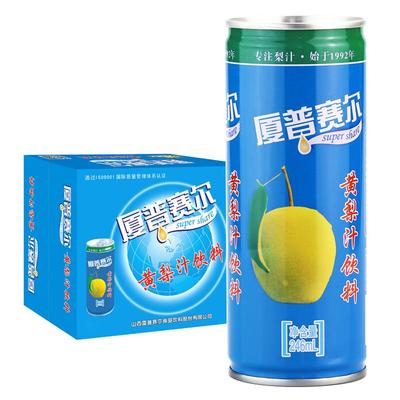 厦普赛尔梨汁饮料246ml*12罐装