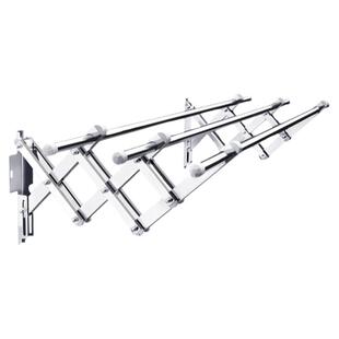 加强款不锈钢阳台外伸缩晾衣架室外户外晾衣折叠晒被子神器晾被子